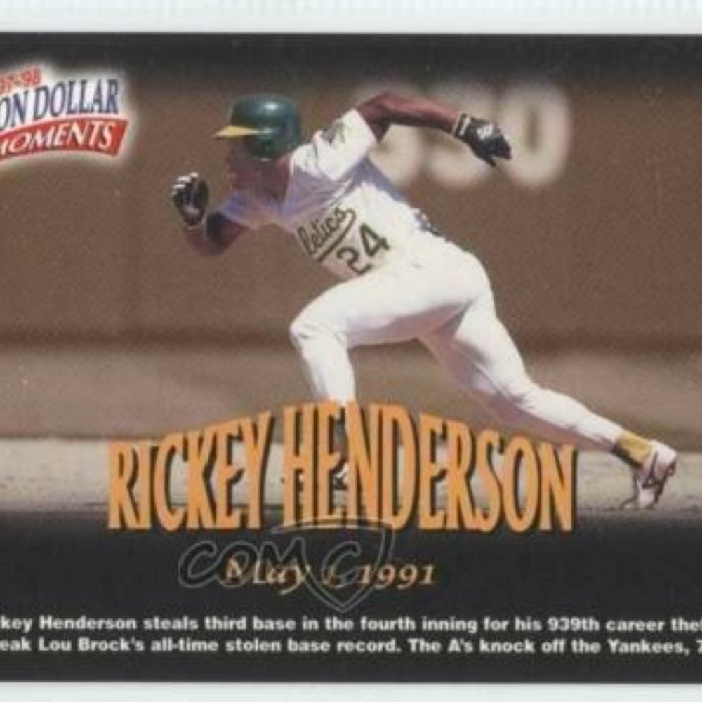 Rickey Henderson Million Dollar Moments